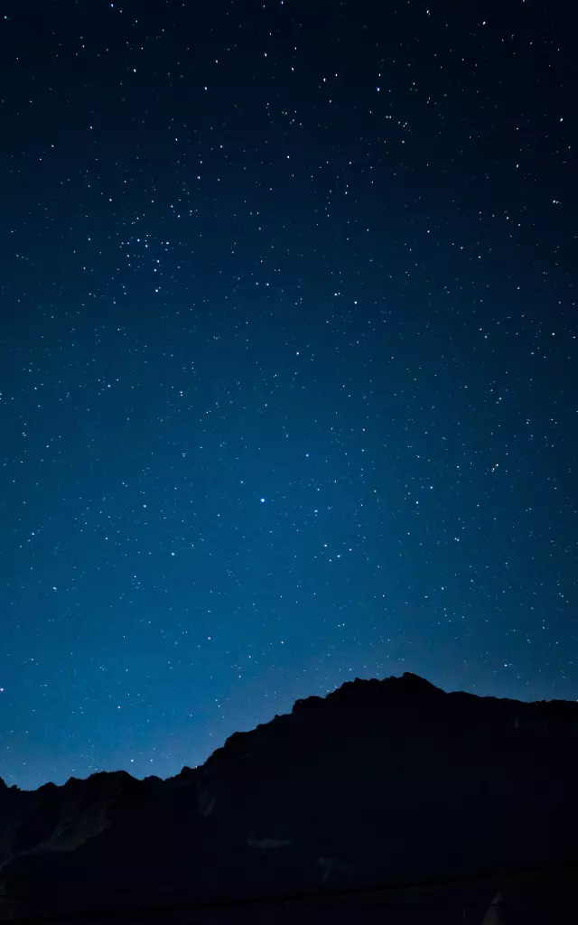 Starry sky, Cilaos, Reunion Island